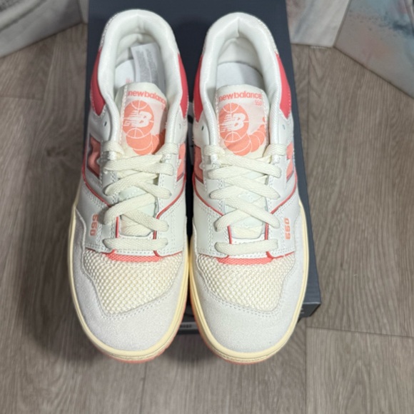 New Balance 550 Desert Pink Sea Salt Shoes GS
5.5Y/7W, 6Y/7.5W, 6.5Y/8W, 7Y/8.5W - Picture 6 of 13